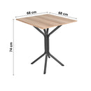 Mesa Para Cozinha 68x68 4 Lugares Ciplafe