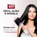 Escova Secadora Mondial Branco e Rose Gold 1300W ES-50
