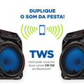 Caixa de Som Amplificada Mondial CM-150 150W Bluetooth