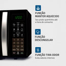 Micro-Ondas Mondial Preto 1400W - MO-02-34-B