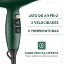 Secador de Cabelo By Juliette Mondial Verde Oliva 2000W SCP-JU-02