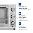 Forno Elétrico 52L 1800W FRN-52  Mondial
