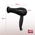 Secador de Cabelos Mondial Power Shine Black Íon SC-13