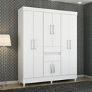 Guarda Roupa Casal 8 Portas  2 Gavetas Munique Demóbile