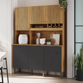 Cozinha Compacta 6 Portas 1 Gaveta Moscato Ronipa