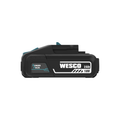 Bateria de Lítio Wesco 18V 2.0Ah Recarregável Power Pack