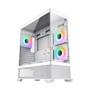Gabinete Gamer Gamemax Vista AW Branco Mid Tower Com Vidro E Airflow