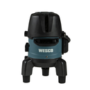 Nível a Laser Verde 5 Linhas Base Giratória 360° Wesco Profissional