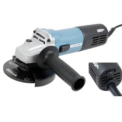 Esmerilhadeira Angular 125mm 1100W Wesco com Velocidade Variável