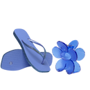 Kit Havaianas para Presente: Slim Square Sparkle + Presilha