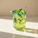 Jogo de 6 Copos Orilla Vidro Verde 480ml