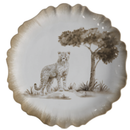 Jogo 6 Pratos de Sobremesa Cerâmica Savana 20cm Maison Blanche