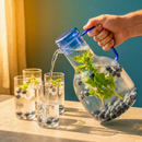 Jarra Vidro Borossilicato Azul 1,7L