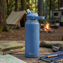 Garrafa Térmica CamelBak Thrive Flip Straw 946ml Inox 18/8 Prata