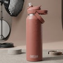 Garrafa Térmica CamelBak Thrive Flip Straw 946ml Inox 18/8 Prata
