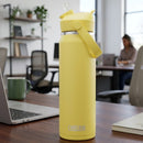 Garrafa Térmica CamelBak Thrive Flip Straw 740ml Inox 18/8 Prata