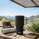 Caneca Térmico CamelBak Mug Horizon Straw 710ml Inox 18/8 Preto