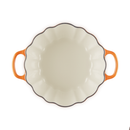 Panela Abóbora Le Creuset Halloween Signature Flamme Dorée com Pegador Dourado 3,7L 24cm