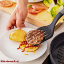 Espátula Perfurada 35cm Cozinha em Nylon Cinza KitchenAid