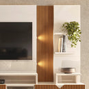 Home para Tv até 55 Polegadas Impressão Ripada Cross  Lukaliam Móveis