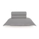 Jogo de Cama Grasso 4 Pçs 300 Fios Cetim 100% Algodão Branco Trussardi
