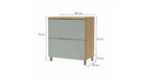 Balcão 1 Porta Basculante 1 Gaveta 80Cm MDF  Marquesa Nesher
