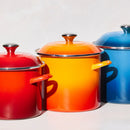 Stockpot Aço Esmaltado Laranja Pegador Inox 5,7L 20cm Le Creuset