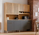 Cozinha Compacta 8 Portas 2 Gavetas Concord Ronipa