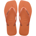 Chinelo Havaianas Slim Square Logo Metallic