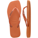 Chinelo Havaianas Slim Square Logo Metallic
