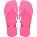 Chinelo Havaianas Slim Square Glitter Neon