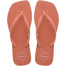 Chinelo Havaianas Slim Square Logo Pop Up