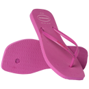 Chinelo Havaianas Slim Square Logo Pop Up