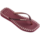 Chinelo Havaianas Slim Square Glitter Contour