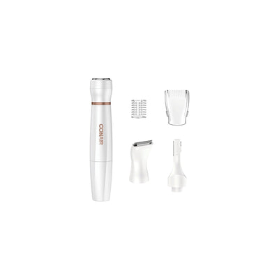 Depilador Feminino Conair LT85NBR Aparador de Pêlos Elétrico Portátil 5 Acessórios