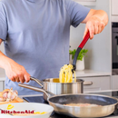 Pegador Colher Massa Macarrão Multiuso Vermelho KitchenAid