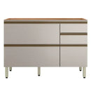 Balcão de Cozinha 1 Porta 4 Gaveta 120cm MDF Proença Demobile