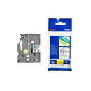 Fita Brother TZe231 12mm Laminada Preto Branco Rotulador PT Tape