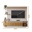Home Para TV 65 Ripado 3D 2 Portas Istambul  Lukaliam
