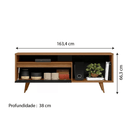 Rack Bancada para TV até  "60" 1 porta Nt 1315  Notável