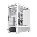 Gabinete Gamer Gamemax Vista AW Branco Mid Tower Com Vidro E Airflow
