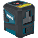 Nível Laser Wesco 2 Linhas Verdes Autonivelante 15m com Suporte