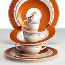 Conjunto com 6 Tigelas Consommé com Pires Colline 350ml Strauss