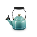 Chaleira Demi Aço Carbono Bleu Riviera com Pegador Dourado 1,1L Le Creuset