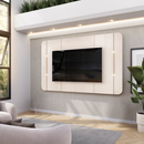 Painel Para Tv Até "75" Luminárias LED Areta Dj Móveis