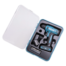Parafusadeira Furadeira 12V 10mm Wesco a Bateria com Kit de Bits