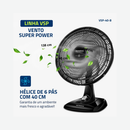 Ventilador de Mesa 6 Pás VSP-40-B Mondial
