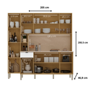 Cozinha Compacta 9 Portas 1 Gaveta Pulse Kits Paraná