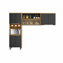 Cozinha Modulada 3 Peças 7 Portas New Porto Itatiaia