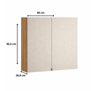 Armário Aéreo 1  Porta Articulada 80cm Art Kits Paraná
